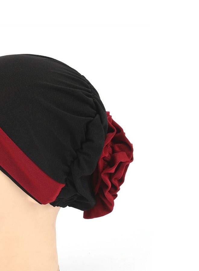 Loquat Double-Color Floral Headband Cap Multicolour  - Image 3
