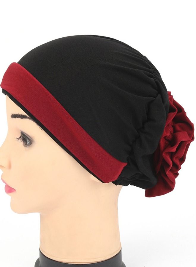 Loquat Double-Color Floral Headband Cap Multicolour  - Image 2