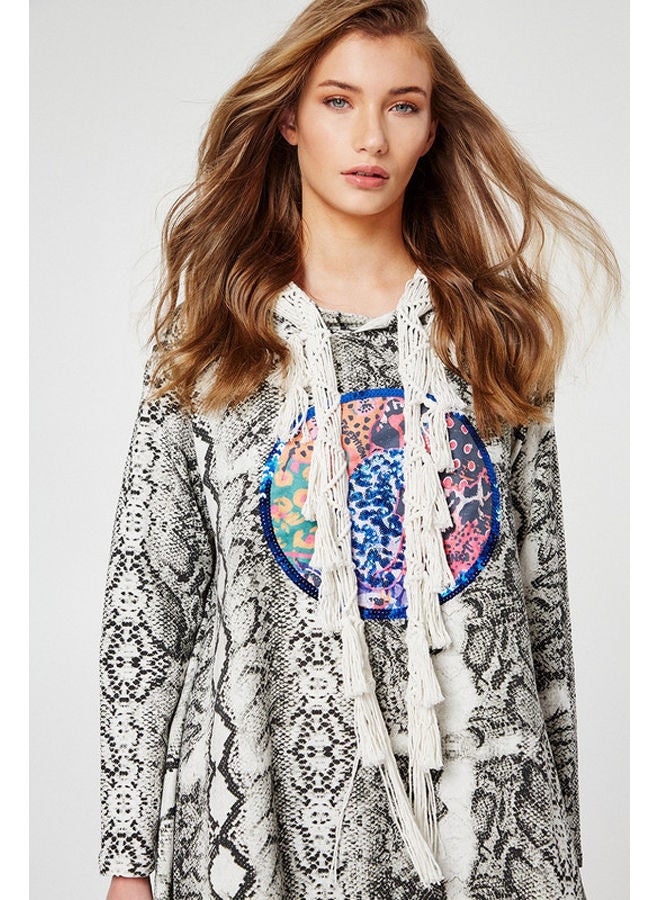 BSB Animal printed dress with broderie - Image 2