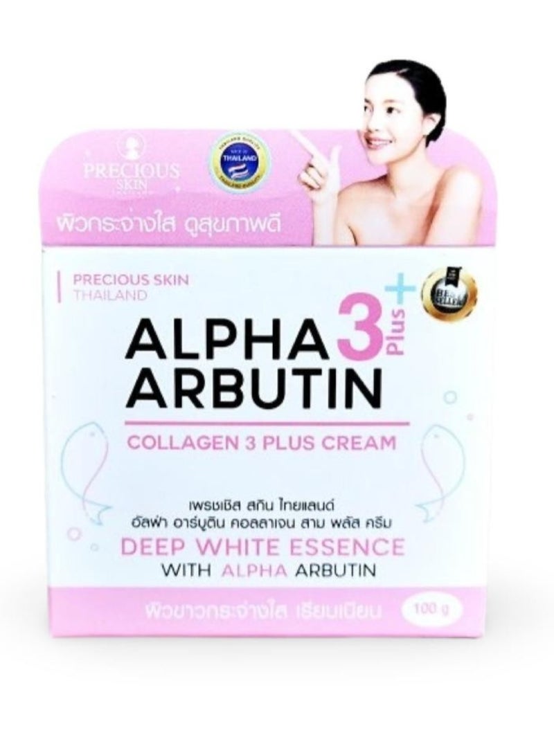 ALPHA 3 ARBUTIN COLLAGEN 3 PLUS CREAM DEEP WHITE ESSENCE100G