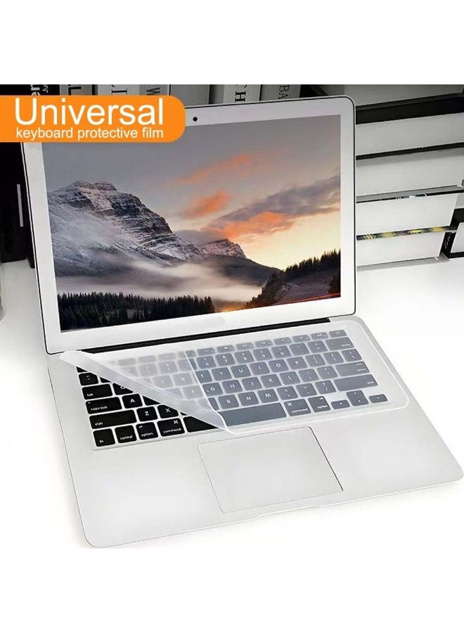 Laptop Keyboard Protective Case, Suitable for 15-17 Inch Laptop Keyboards, Ultra-Thin Waterproof and Dustproof Silicone Keyboard Shell - Image 3