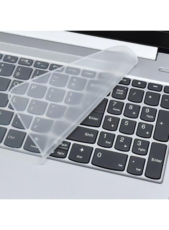 Laptop Keyboard Protective Case, Suitable for 15-17 Inch Laptop Keyboards, Ultra-Thin Waterproof and Dustproof Silicone Keyboard Shell - Image 1