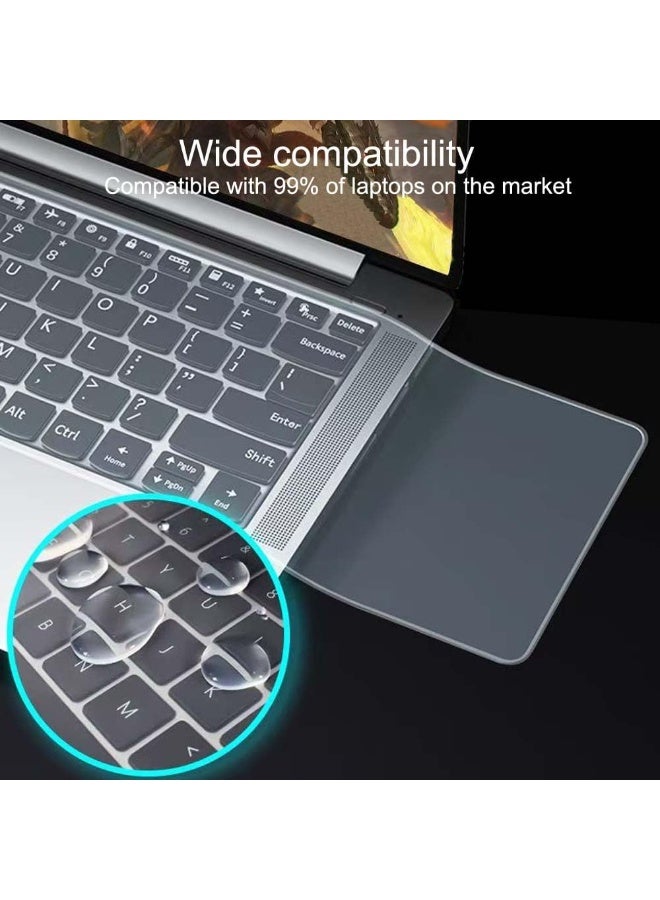 Laptop Keyboard Protective Case, Suitable for 15-17 Inch Laptop Keyboards, Ultra-Thin Waterproof and Dustproof Silicone Keyboard Shell - Image 2