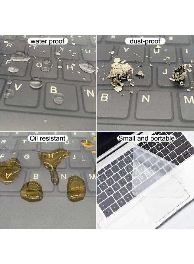 Laptop Keyboard Protective Case, Suitable for 15-17 Inch Laptop Keyboards, Ultra-Thin Waterproof and Dustproof Silicone Keyboard Shell - Image 4
