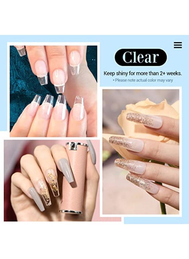 AZUREBEAUTY Clear Color 2Oz/56G, Azurebeauty Basic Transparent Acrylic Dipping Powder Crystal French Nail Art Starter Manicure Salon Diy At Home, Odor-Free, Long-Lasting, No Nail Lamp Needed  - Image 3