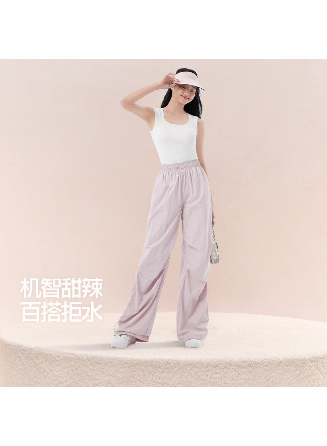 SIINSIIN Ju Jingyi Same Style Women'S Cargo Pants Fleece-Lined Parachute Pants Winter Warm Fashion Casual Pants - Image 2