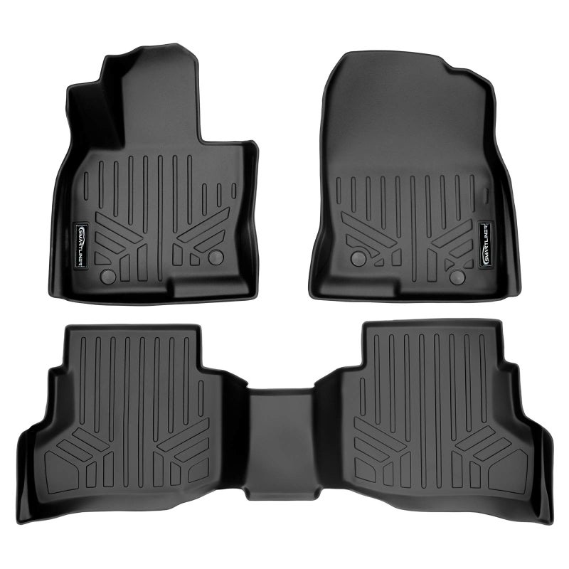MAXLINER Floor Mats 2 Row Liner Set Black for 20162021 Mazda CX9