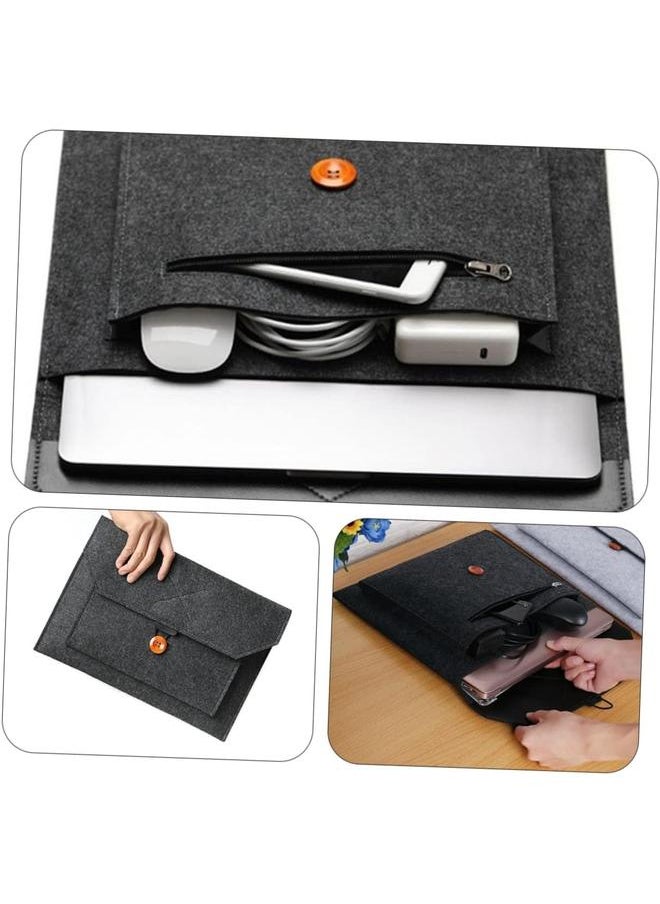 yongsheng 11.6-12.5 inch Felt Laptop Sleeve Bag Protective Case for IdeaPad 3 11/ Flex 3 11/ 11.6"/HP Pavilion X360/ Stream Plus V2 12.2"/ Chromebook 4  - Image 4