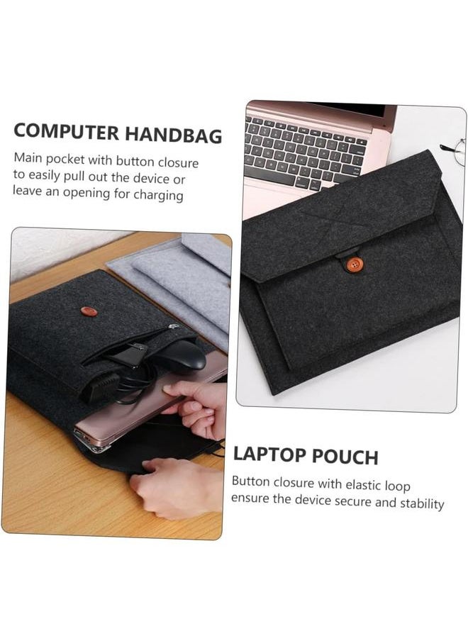 yongsheng 11.6-12.5 inch Felt Laptop Sleeve Bag Protective Case for IdeaPad 3 11/ Flex 3 11/ 11.6"/HP Pavilion X360/ Stream Plus V2 12.2"/ Chromebook 4  - Image 5
