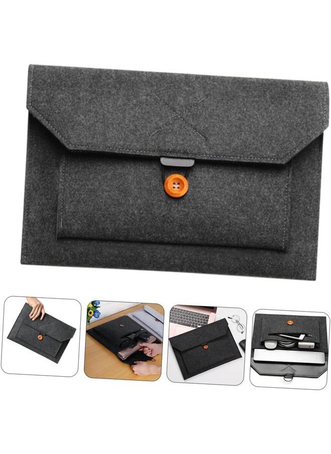 yongsheng 11.6-12.5 inch Felt Laptop Sleeve Bag Protective Case for IdeaPad 3 11/ Flex 3 11/ 11.6"/HP Pavilion X360/ Stream Plus V2 12.2"/ Chromebook 4  - Image 3