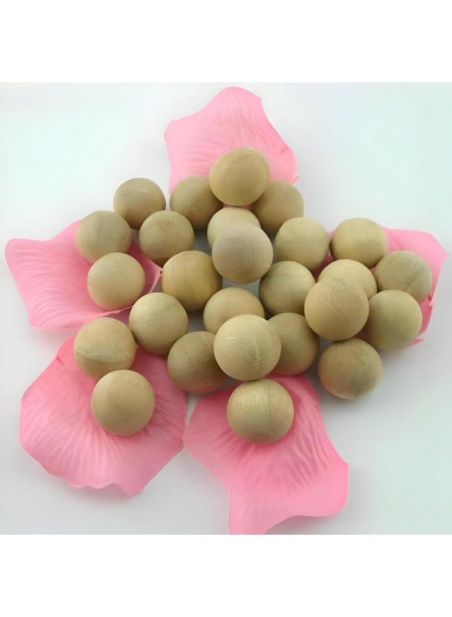 Generic valueable 1 Natural Aromatic Cedar Balls 20 Pieces for Closet and Drawer Storage - Safe Cedar Wood Moth Repellent with Eucalyptus Scent Sachet for Clothing Protection - Image 4