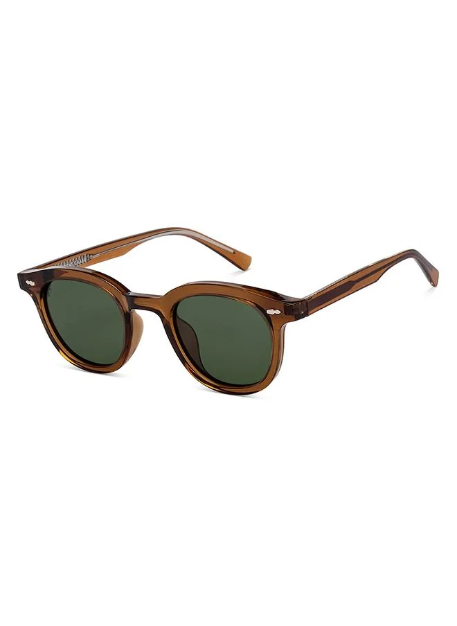 VINCENT CHASE Full Rim Round Classics Branded Latest And Stylish Sunglasses Polarized And 100% UV Protected Unisex Large VC S16751