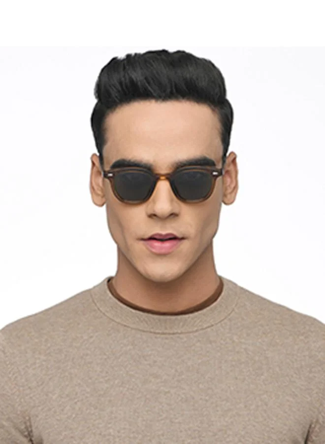 VINCENT CHASE Full Rim Round Classics Branded Latest And Stylish Sunglasses Polarized And 100% UV Protected Unisex Large VC S16751