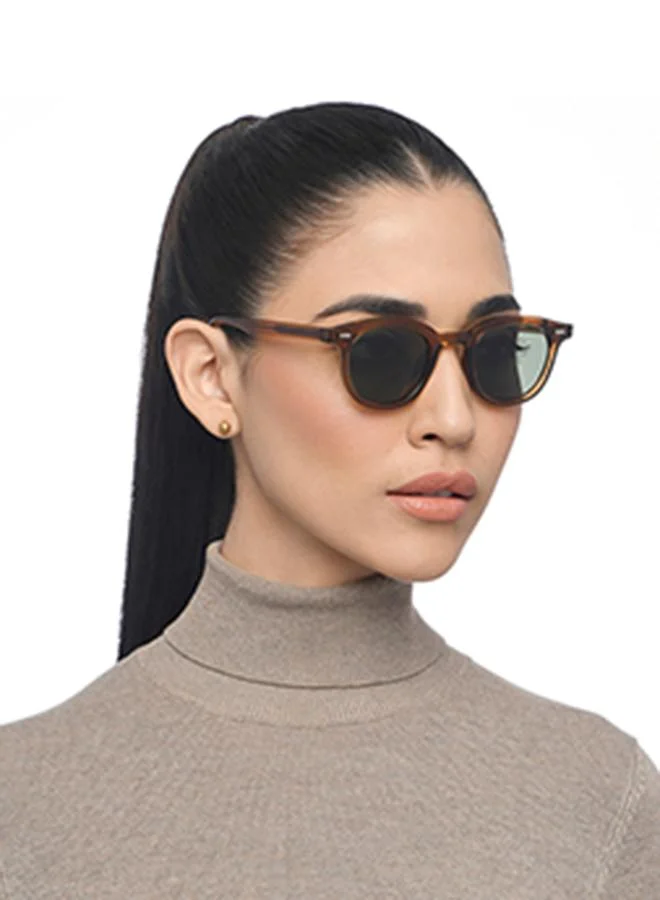 VINCENT CHASE Full Rim Round Classics Branded Latest And Stylish Sunglasses Polarized And 100% UV Protected Unisex Large VC S16751