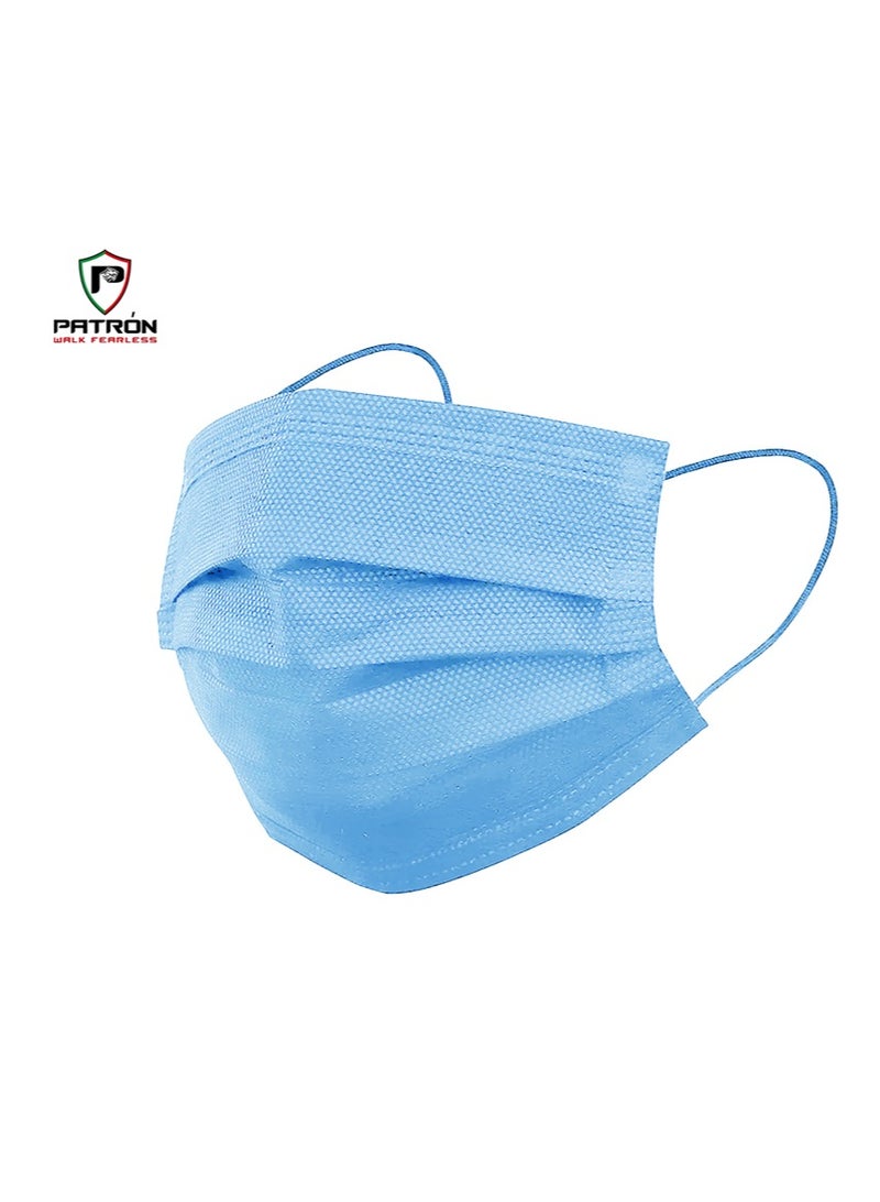 Patron Embrace Safety with Patron 3-Ply Disposable Face Masks Pack Of 100 Mask