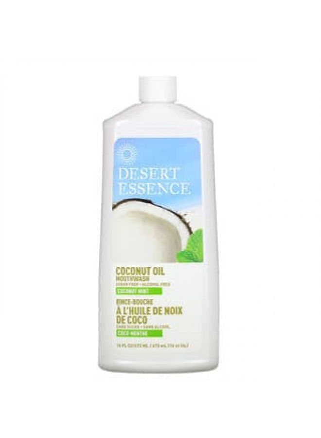 Desert Essence Desert Essence, Coconut Oil Mouthwash, Coconut Mint, 16 fl oz (473 ml)