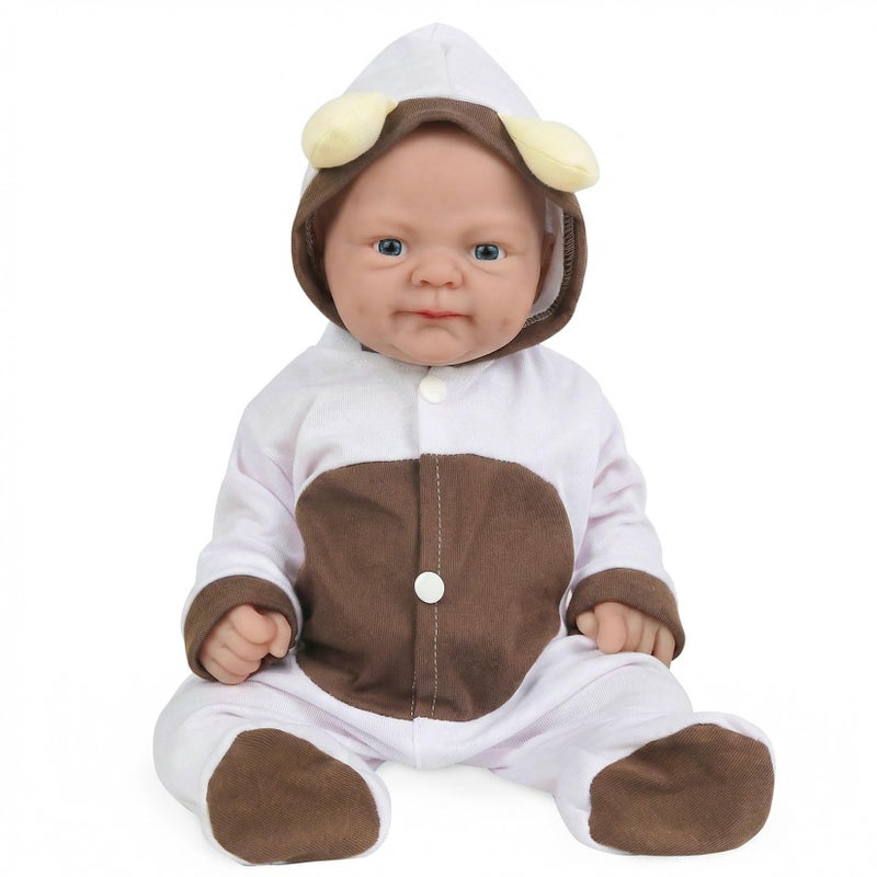 Vollence 14 inch Silicone Baby Dolls Girl Weighted 357 lbNOT VinylSilicone Full Body Reborn Lifelike Realistic Real Life Newborn Soft Babies with Feeding Accessories Gift Box for Kids Age 3 - Image 4