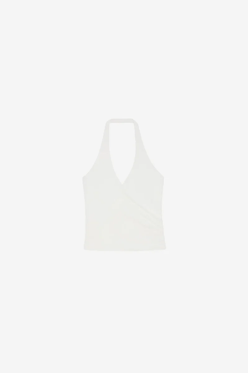 Dilvin White DILVIN Nylon Elastane Blouse for Women | Best Price UAE