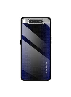 Zaboon Case For Galaxy A80 / A90 Texture Gradient Glass Protective Case  - Image 1