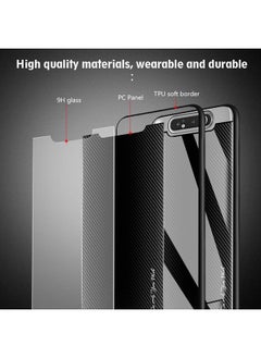 Zaboon Case For Galaxy A80 / A90 Texture Gradient Glass Protective Case  - Image 5