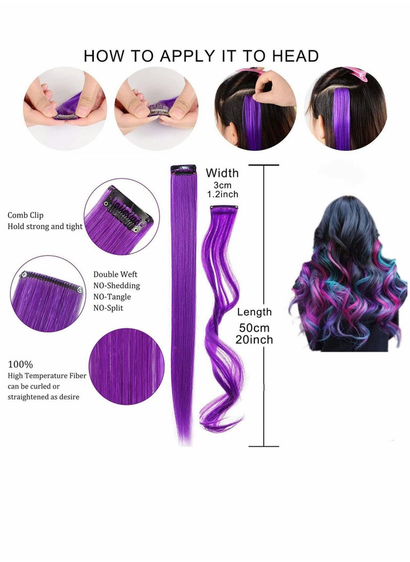 SYOSI - Colored Hair Extensions - Image 1