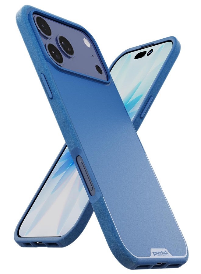 Smartish® iPhone 2025 Pro Max MagSafe Case - Gripmunk Magnetic Slim Case [Lightweight + Protective] Thin Grip Cover with Microfiber Lining for Apple iPhone 2025 Pro Max - Blues on The Green - Image 1