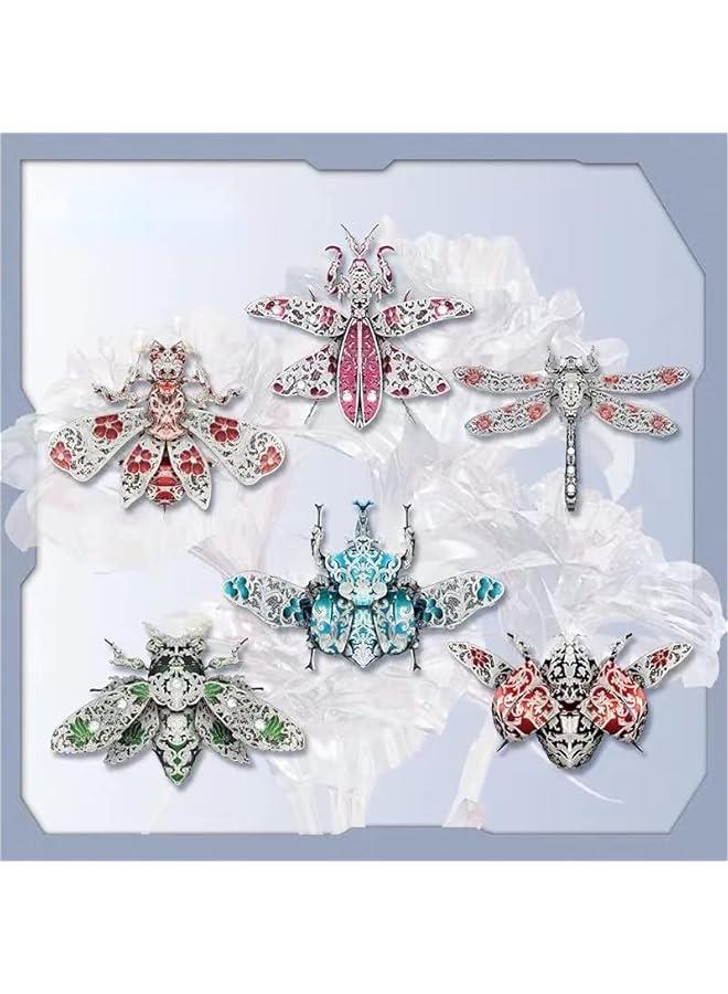 3D Metal Puzzle, Metal Model Kits, Insect Themed Animal Fashion Brooch Assembling DIY 3D Puzzles to Build, 3D Model Building Kits for Teens and Adults, Decoration Gift - Image 2