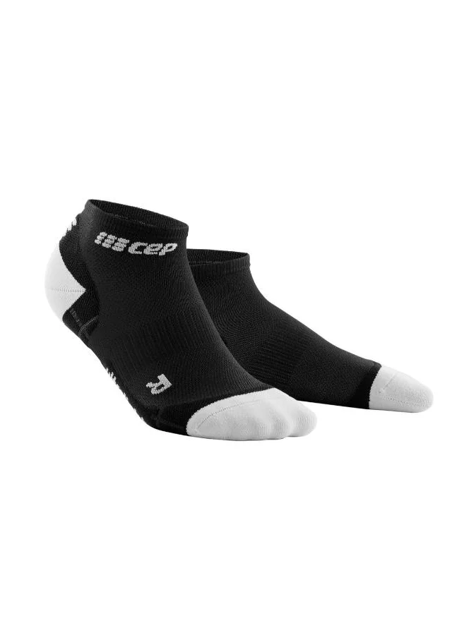 CEP CEP - Ultralight Compression Socks Low Cut Black/Light Grey Men