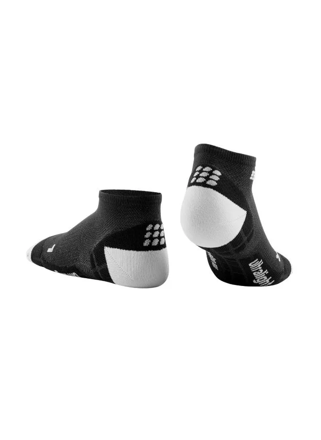 CEP CEP - Ultralight Compression Socks Low Cut Black/Light Grey Men
