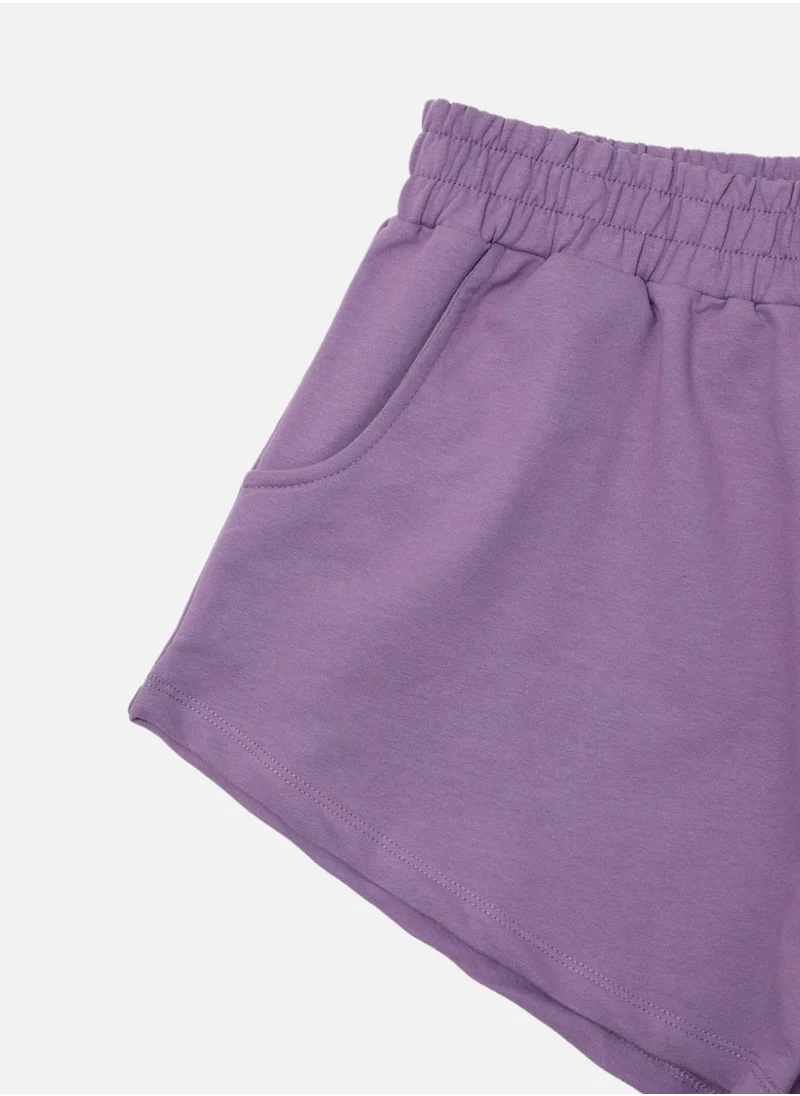 trendyol High Waist Knitted Shorts