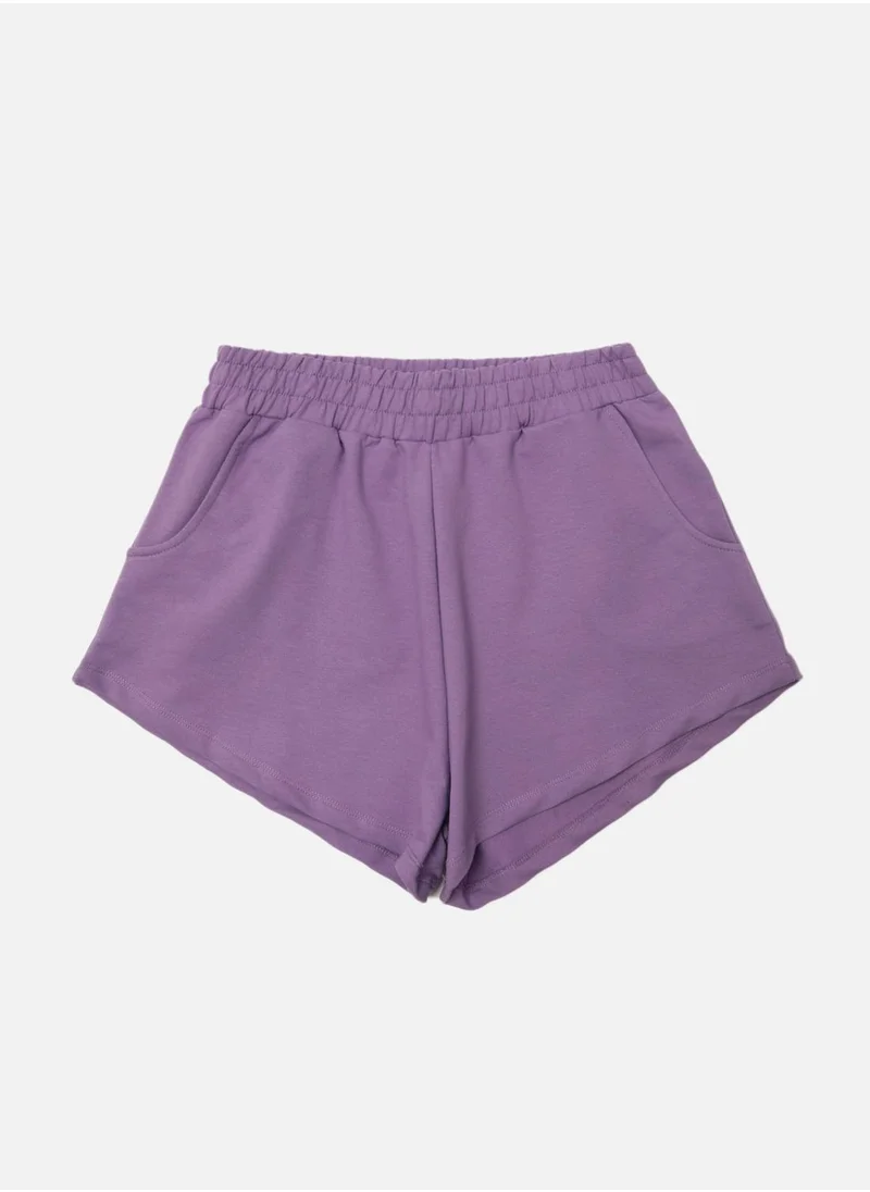 trendyol High Waist Knitted Shorts