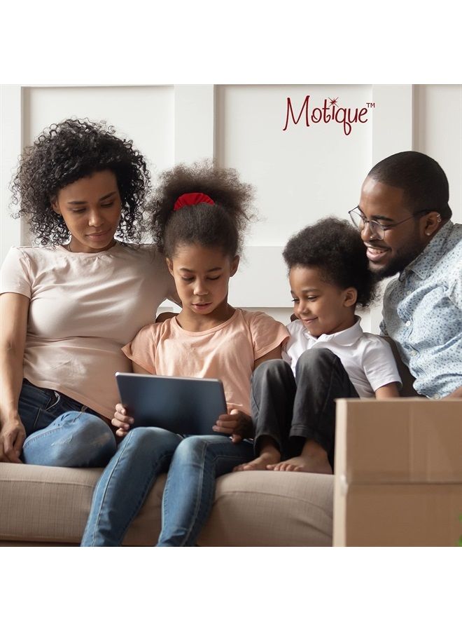 Motique Accessories 12 Pack Solid Hair Ties Scrunchies (Navy) - Image 5