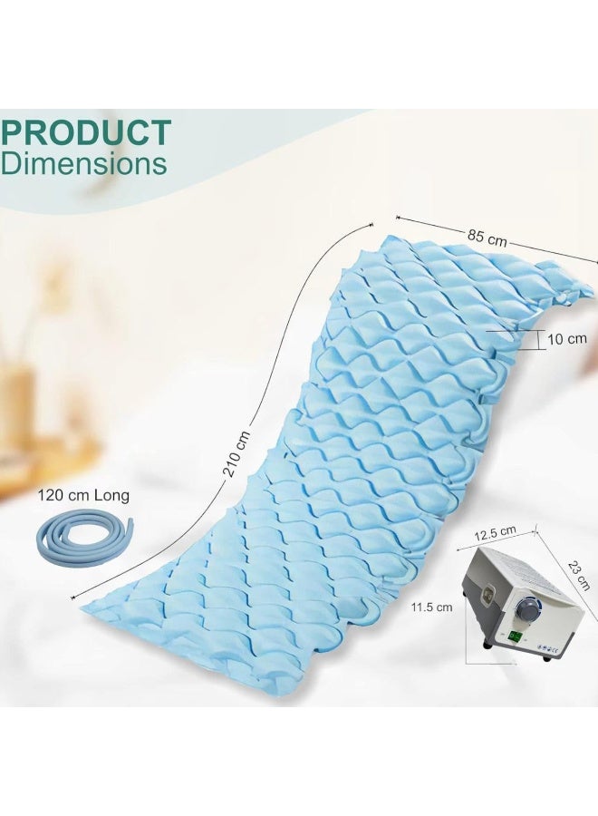 مرتبة هوائية طبية مقاومة للماء – نظام تغيير ضغط بمضخة كهربائية لمنع قرح الفراش والاستخدام في المستشفيات - Image 3