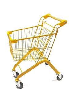 AL BADER Shopping Cart Iron For Kids Children's Toy Supermarket Handcart Mini Shopping Cart Toy Shopping Cart With Sturdy Metal Frame Toddler Shopping Cart Pretend Play Shopping Cart Yellow  - Image 4