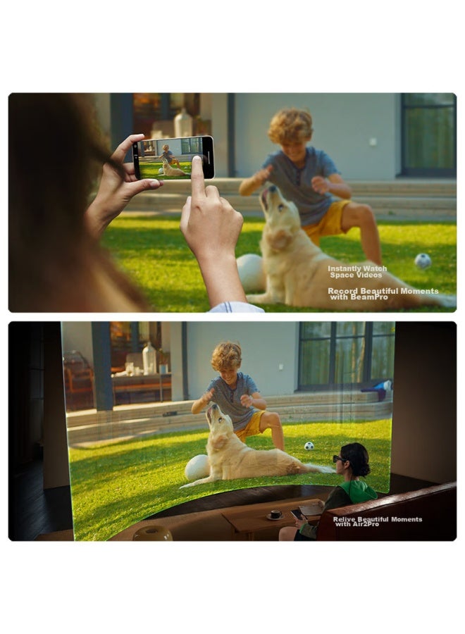 XREAL محطة الحوسبة المكانية Xreal Beam Pro Ar، نظارات ذكية للواقع المعزز، فيديو ثلاثي الأبعاد، تطبيقات ضخمة، تحويم مكاني ثلاثي الأبعاد، نظارات غير حقيقية، 8Gb+256Gb - Image 4