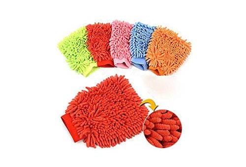 Winberg Microfiber Gloves Double - Sided,Full Size Gloves Cleaning Gloves Multi Colour Pack of 2 GLV002 - Image 3