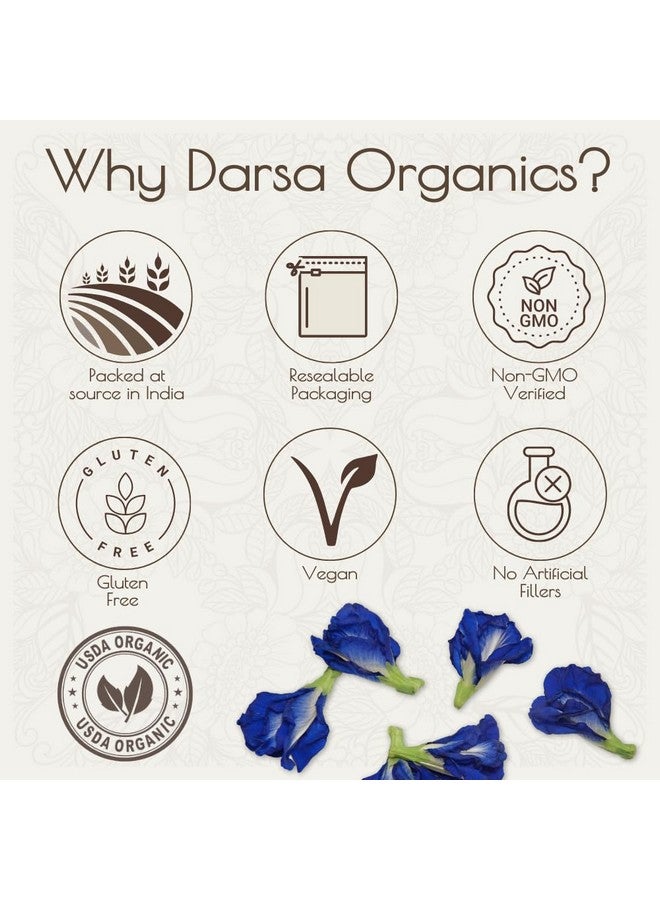 Darsa Organics Shankhpushpi Powder 8oz - USDA Organic & Non-GMO, Kosher Certified, Shankapushpi Powder Perfect for Shankhpushpi Tea, Memory Booster & Enhances Digestion, Traditional Herbal Remedy - Image 5