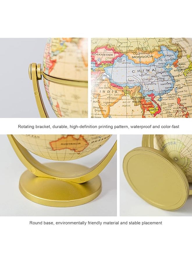 erorex Educational Globe Home Decor World Globe Rotating Globe Mini World Map Globe Rotating Earth Geography Globe Teaching Tool For School For Office For Home  - Image 2