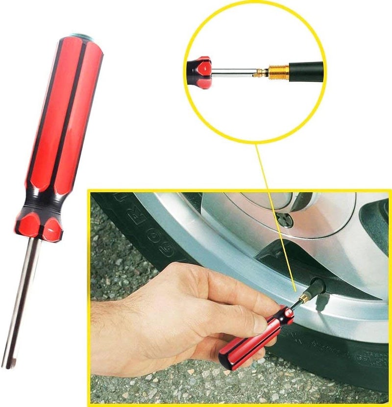 هانومكس أداة إزالة وإصلاح صمام الإطار ® للسيارات والشاحنات والدراجات - Image 5