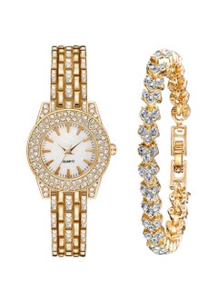 LAIAOCISI Women's Stone Studded Analog Watch With Bracelet Set  - Image 1