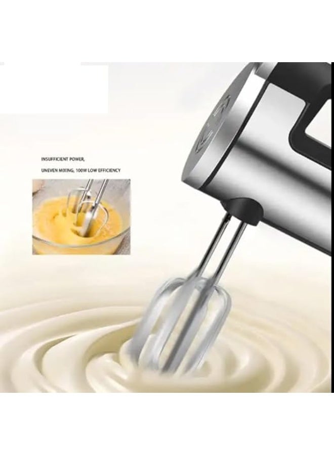 Jamaky 700W Stainless Steel Electric Egg Beater and Kneader JMK 6013. - Image 3