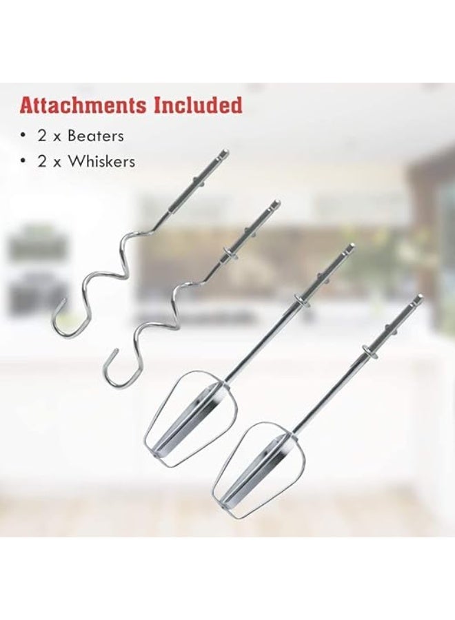 Jamaky 700W Stainless Steel Electric Egg Beater and Kneader JMK 6013. - Image 2