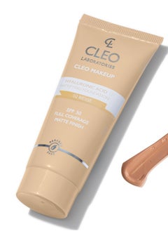 Cleo Hyaluronic acid foundation - SPF 30 - FULL COVERAGE -  02 BEIGE 
