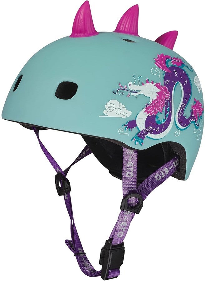 Micro Micro 3D Dragon Kids Helmet (Medium) | Kids Helmet | Kick Scooter Helmets | Sports Helmet for Kids | Helmet with Adjustable Straps | Riding Kids Helmet | Kids Safety | Helmet for Kids  - Image 5