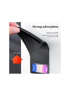 Generic Anti-Slip Car Dash Sticky Pad | Heat Resistant Non-Slip Silicone Mat | Dashboard Cell Phone Holder & Magic Mat | Adhesive Storage Pad for Mobile Phones, Glasses, & Car Accessories (27x15cm)  - Image 3
