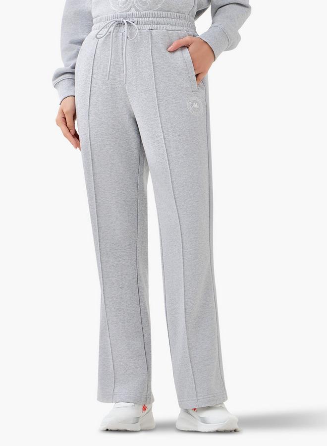 Kappa Logo Embroidered Relaxed Fit Track Pants - Image 1