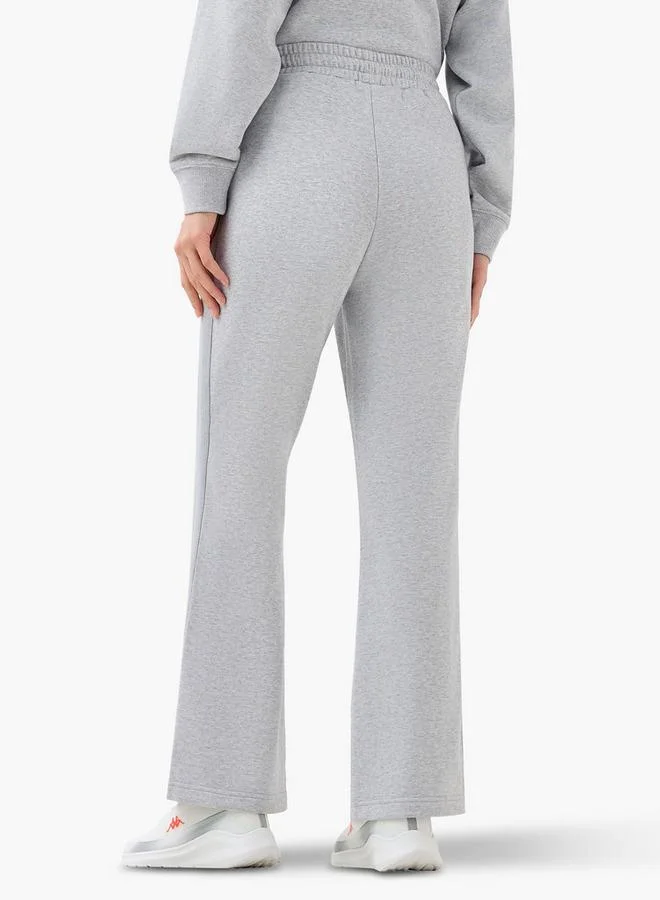 Kappa GREY Kappa Logo Embroidered Regular Fit Track Pants for Women | Best Price UAE
