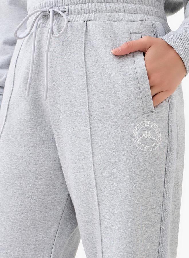 Kappa Logo Embroidered Regular Fit Track Pants - Image 4