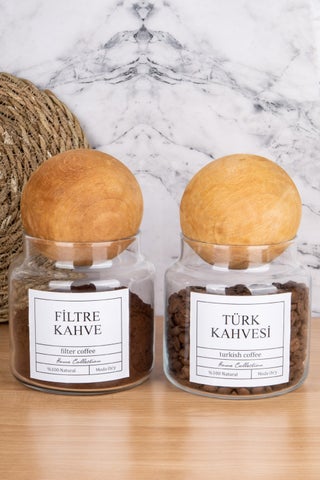 2-pack Top Lid 500ML Turkish Coffee & Filter Coffee Labeled Jar Glass Storage Container - pzsku/Z9DE34F7D7ED8F3CD1508Z/45/_/1736439083/72bdc899-be25-4416-9462-d3ce89d65108
