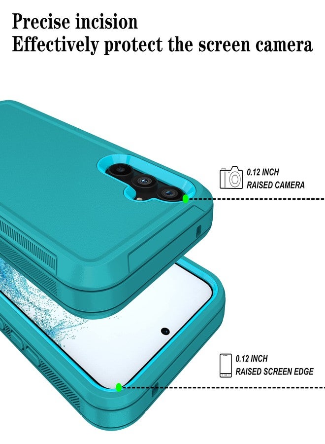 ONOLA Phone Case for Samsung Galaxy S23 Case with HD Screen Protector, Heavy Duty Shockproof & Dropproof 3-Layer Cover Phone Case for Galaxy S23 6.1'',LakeBlueSkyBlue - Image 4